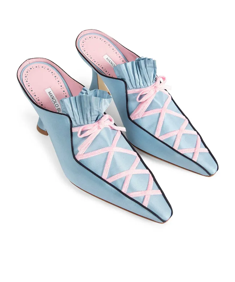 Slim Square-Toe High-Heeled Sandals