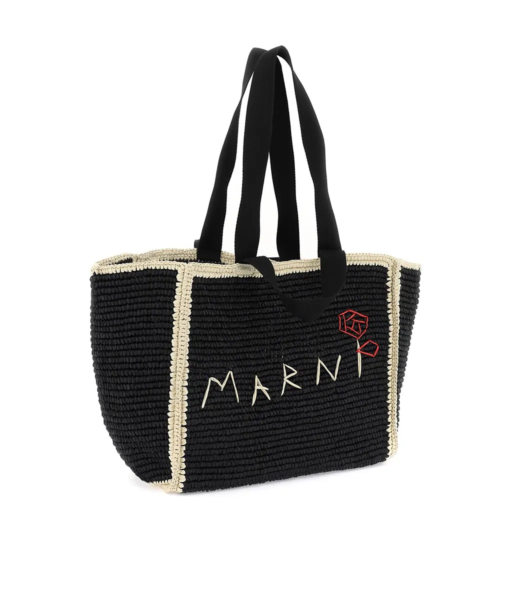Marni Logo-Detailed Top Handle Bag