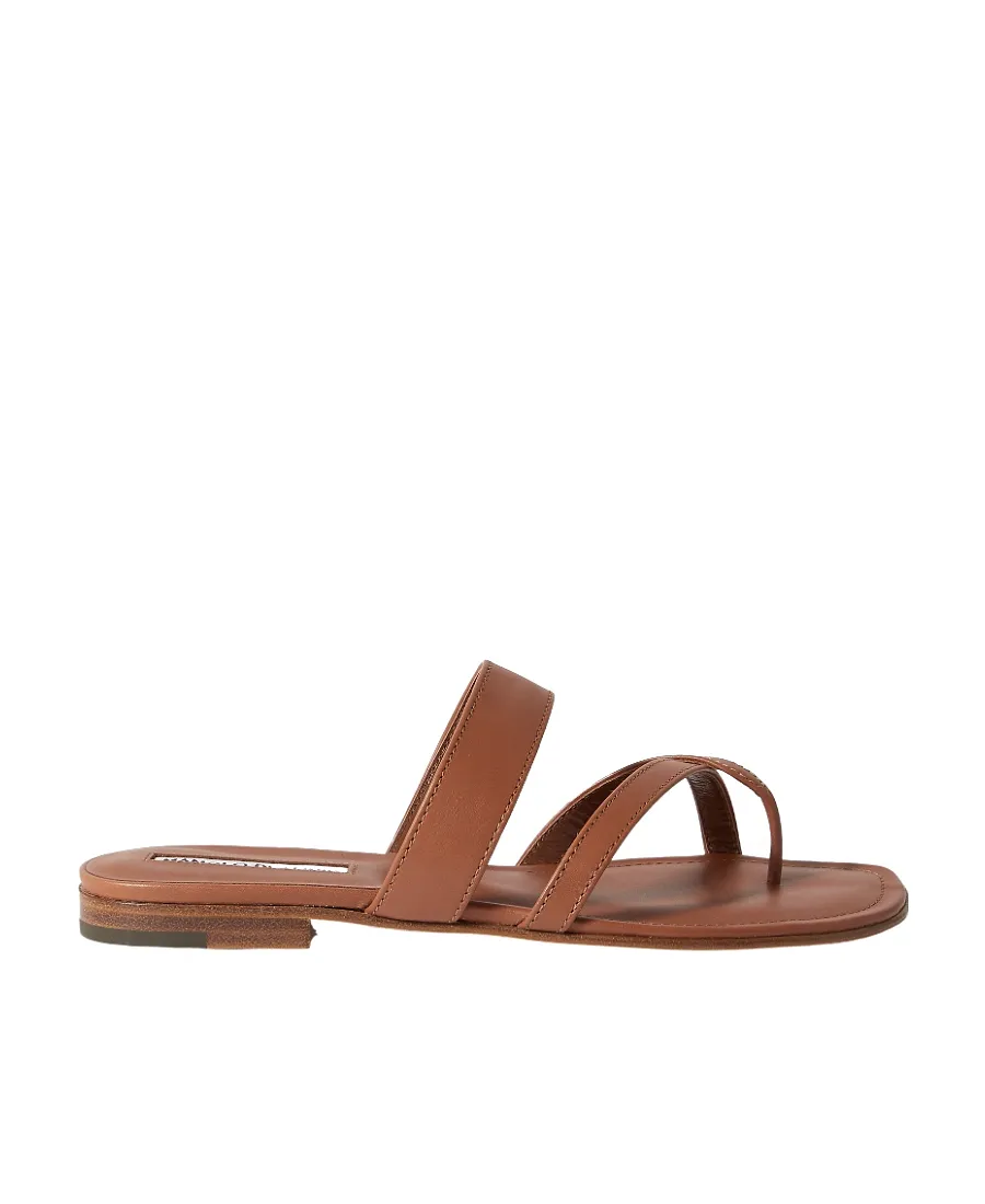 Susa Cross-Belt Flat Bottom Flip-Flops