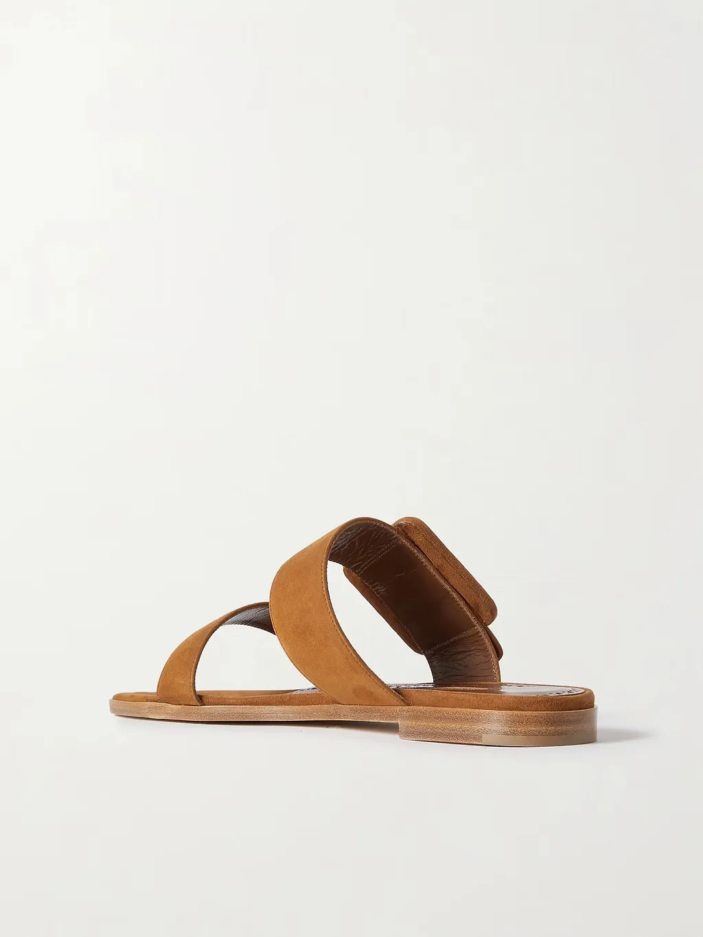 Tituba Buckle Suede Sandals