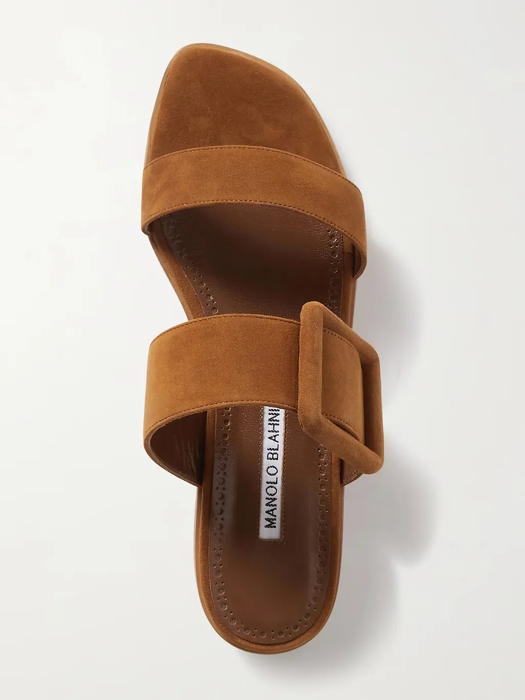Tituba Buckle Suede Sandals