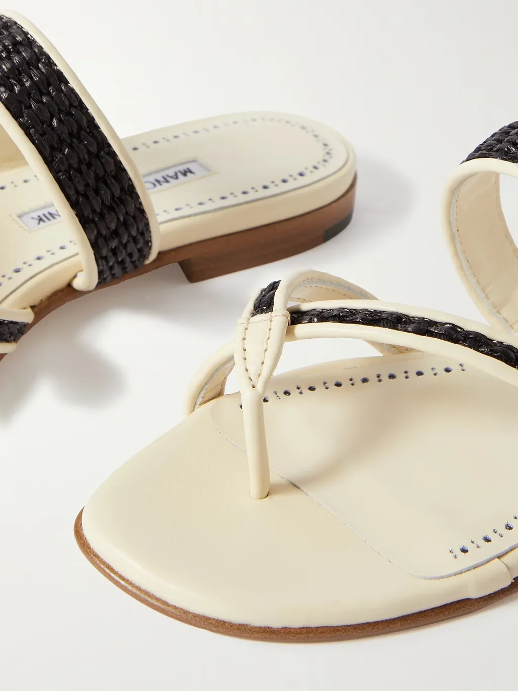 Susara Raffia And Leather Sandals