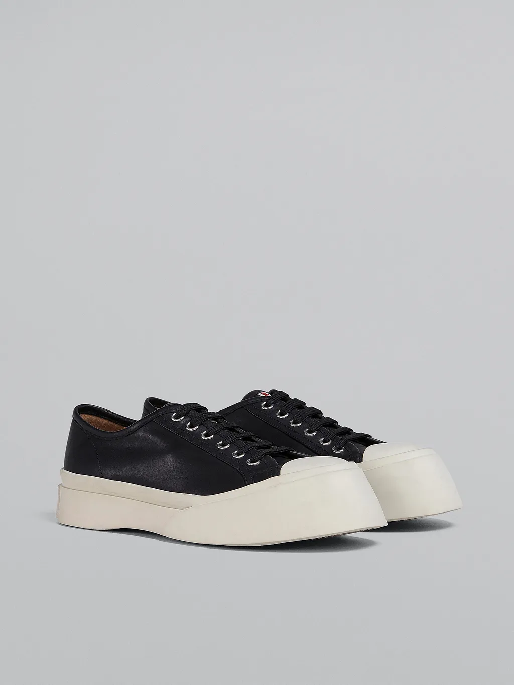 Marni Logo Patch Lace-Up Sneakers
