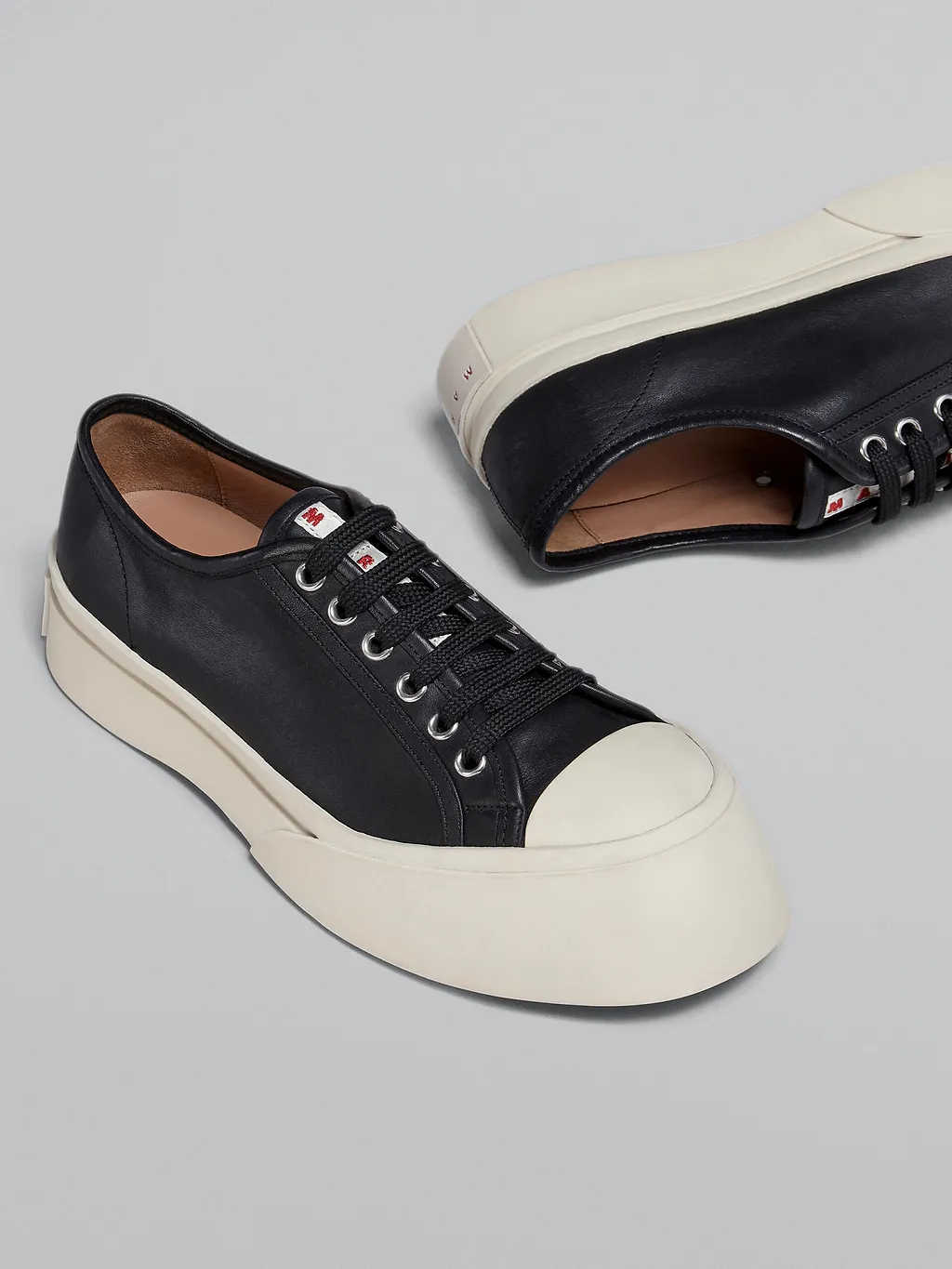 Marni Logo Patch Lace-Up Sneakers