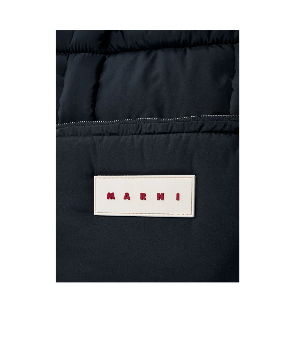 Marni Logo Patch Puffer Top Handle Bag