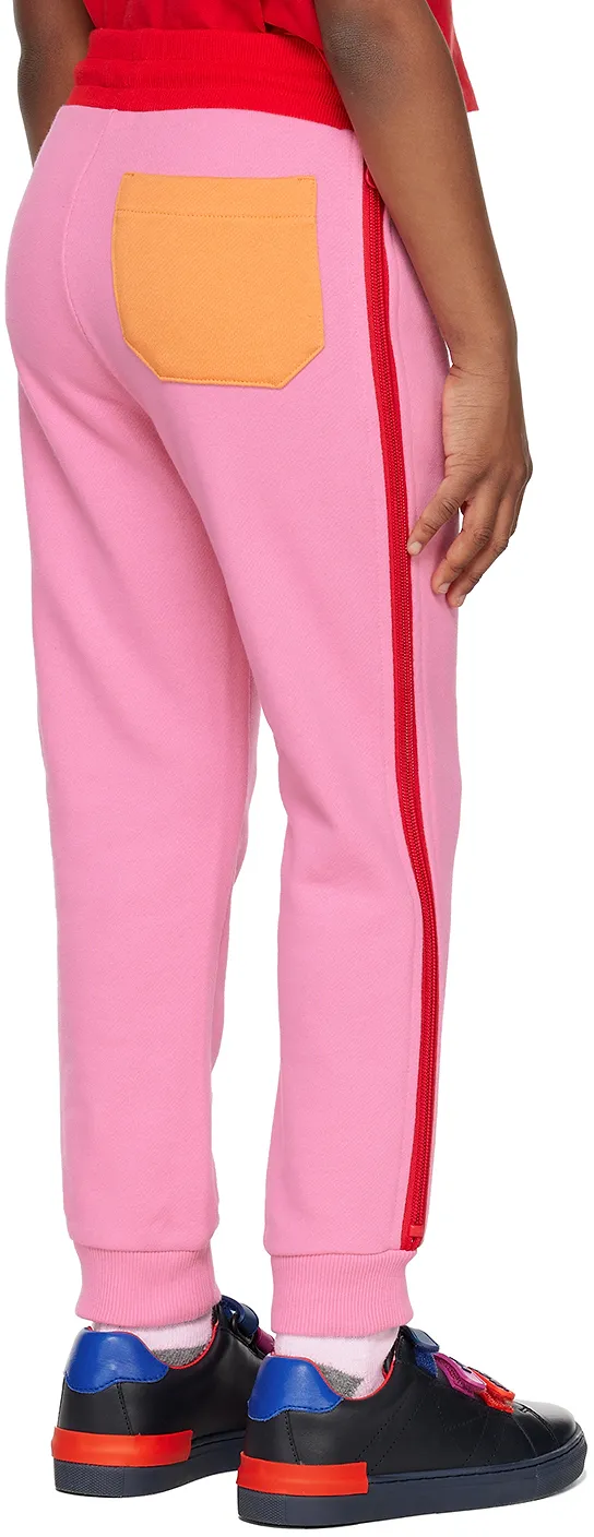 Colour-Block Cotton Track Pants