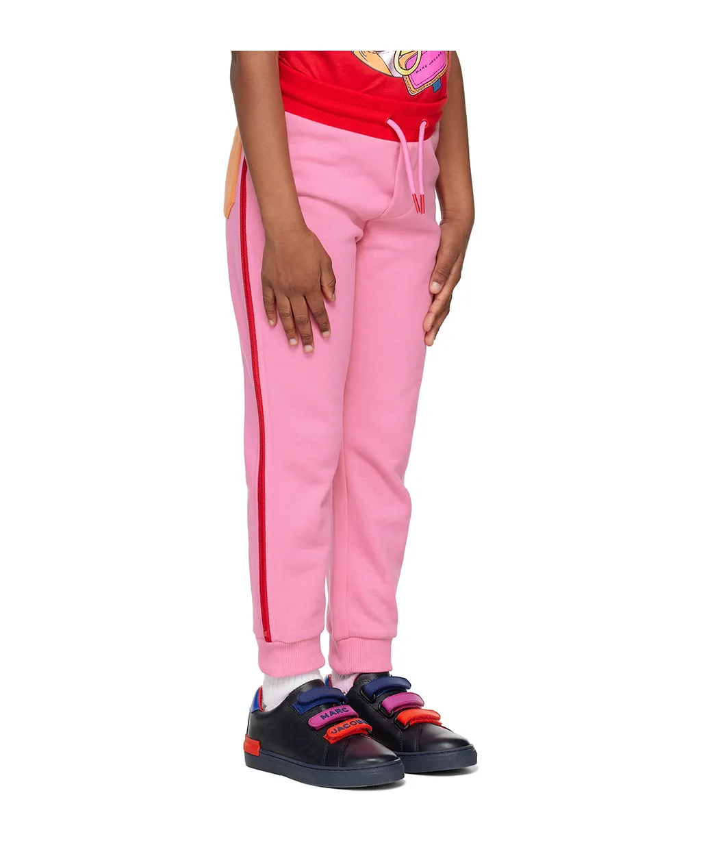 Colour-Block Cotton Track Pants