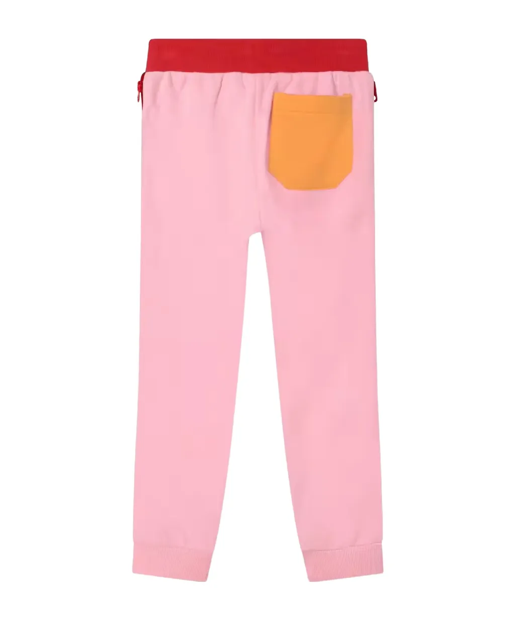 Colour-Block Cotton Track Pants