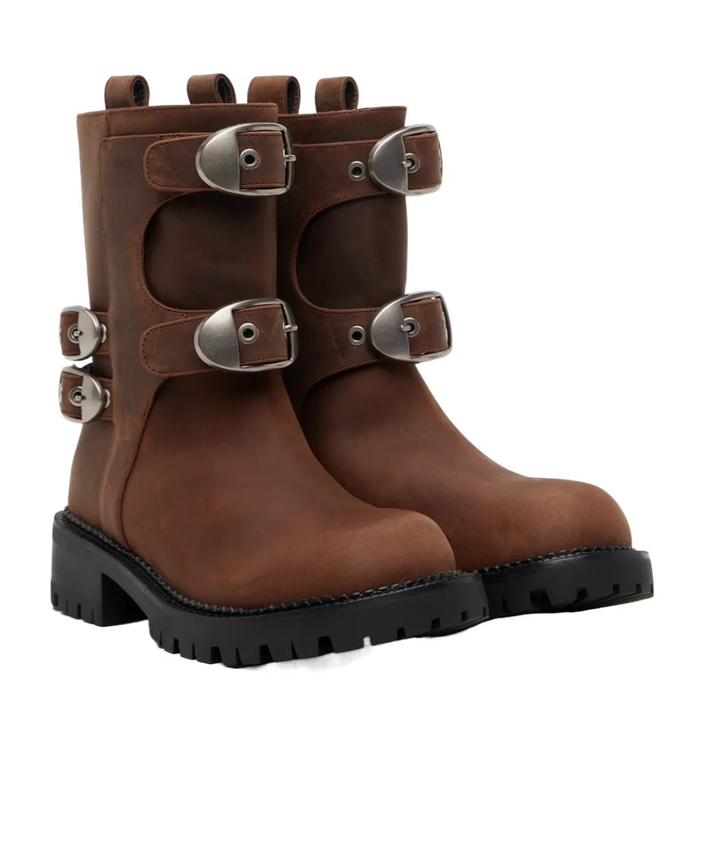 Buckle Ankle Boots