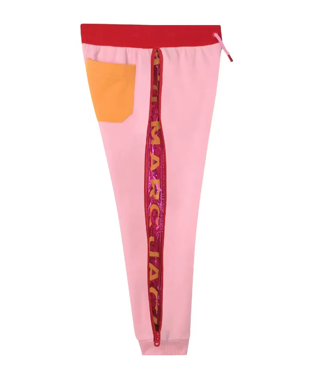 Colour-Block Cotton Track Pants