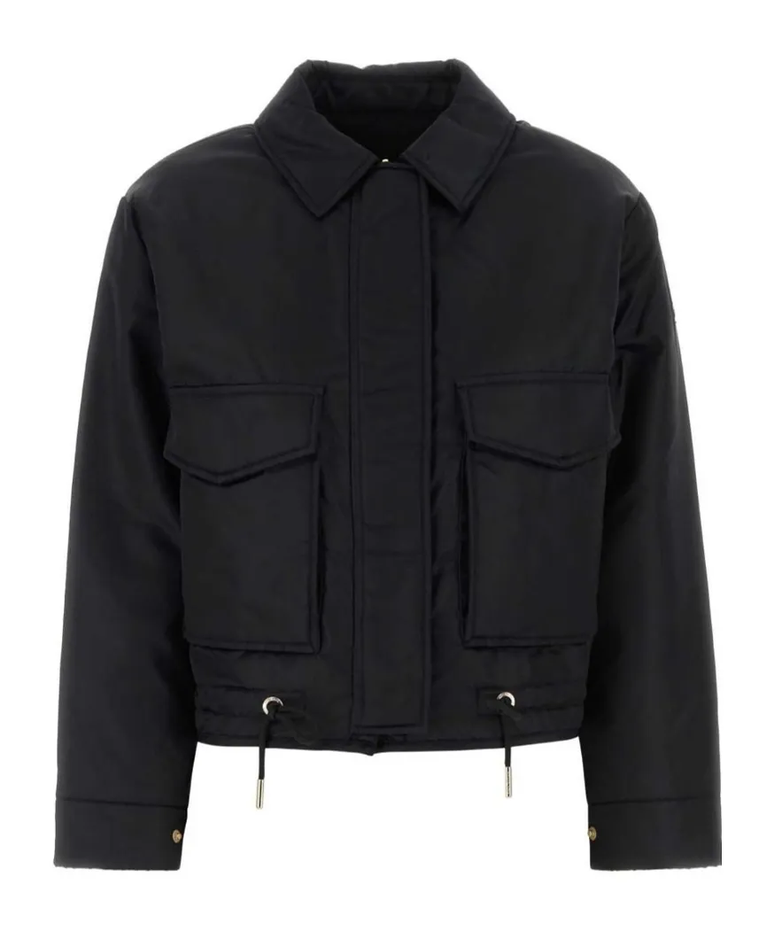 Michael Michael Kors Cropped Reversible Bomber Jacket