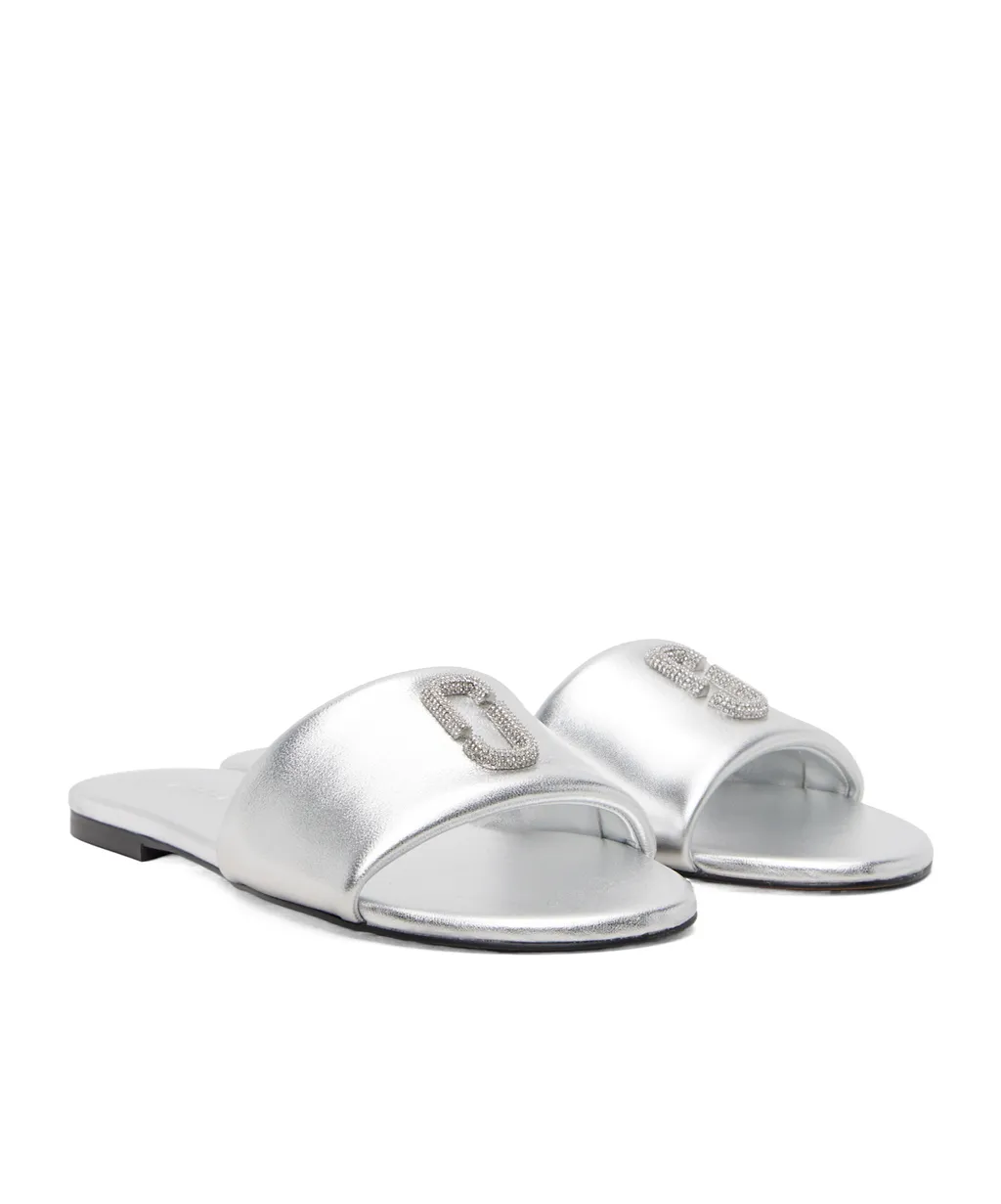 Logo Flat Sandals