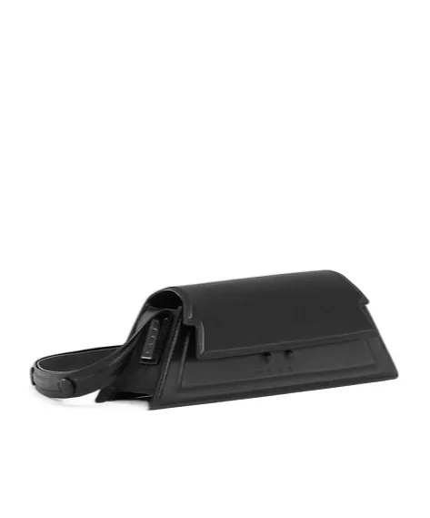 Mini Trunkoise Bag In Smooth Black Leather