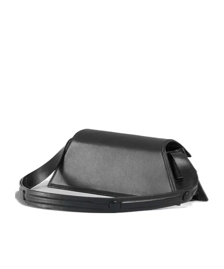 Mini Trunkoise Bag In Smooth Black Leather