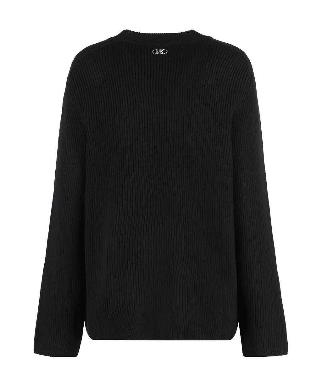 Michael Michael Kors Ribbed Crew Neck Jumper