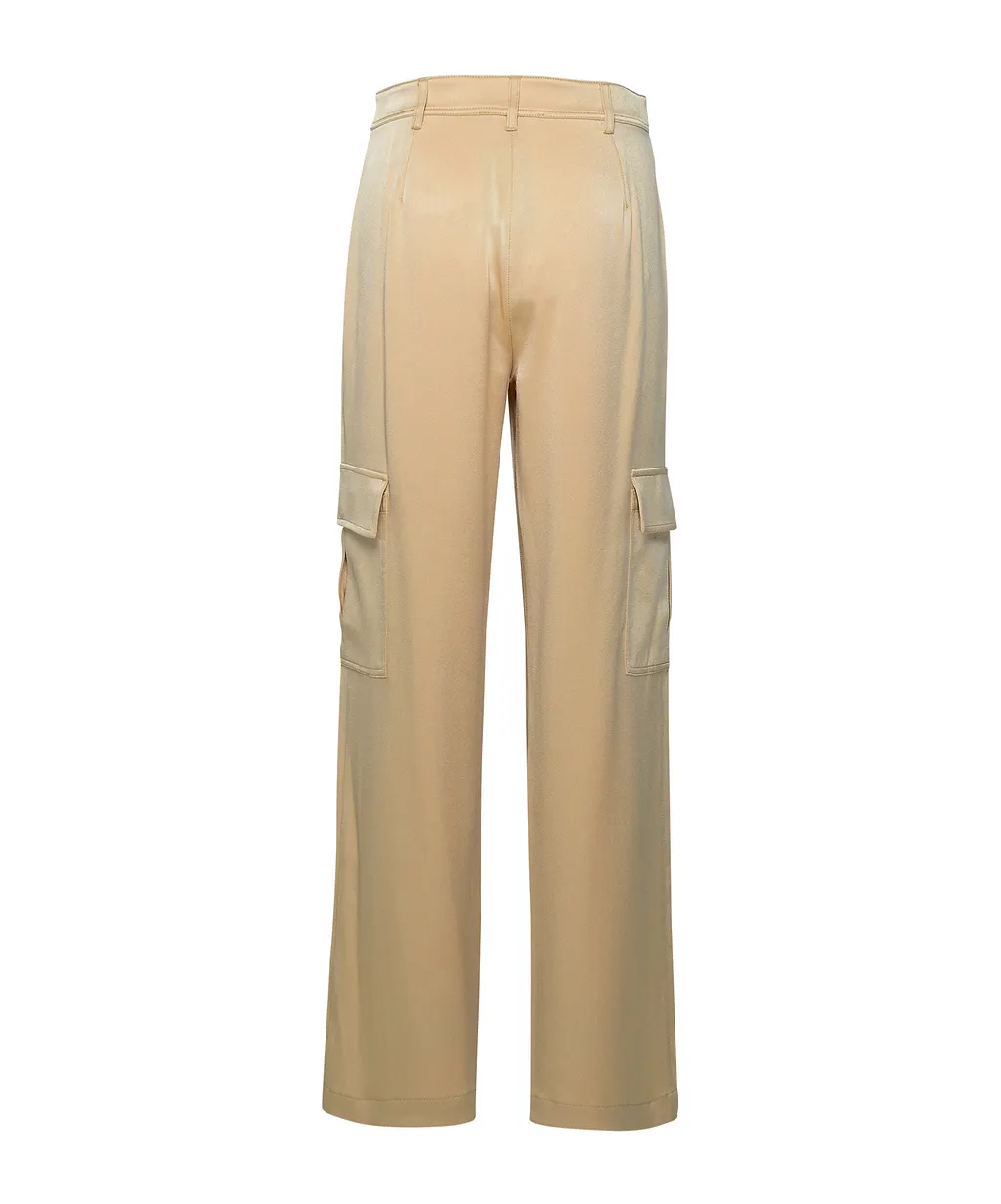 Michael Michael Kors Satin Cargo Trousers