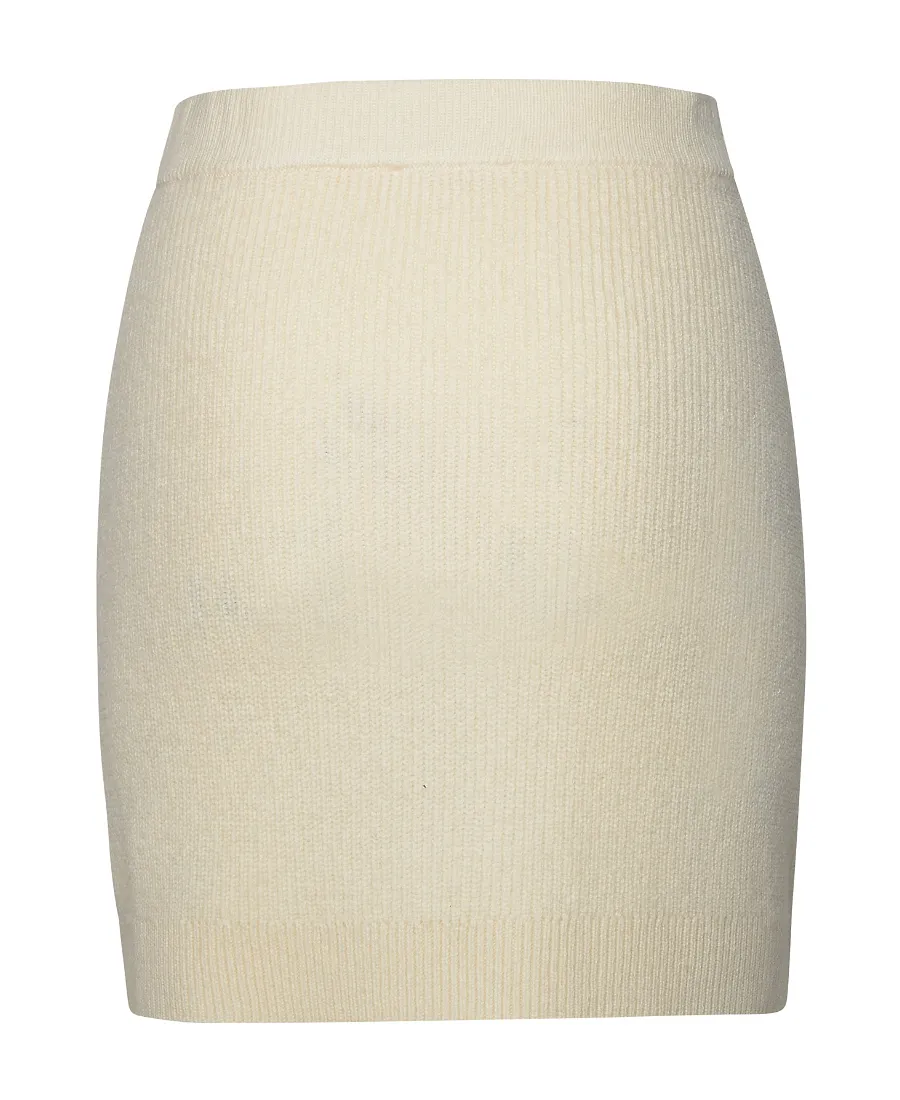 Michael Michael Kors Ribbed Stretched Mini Skirt