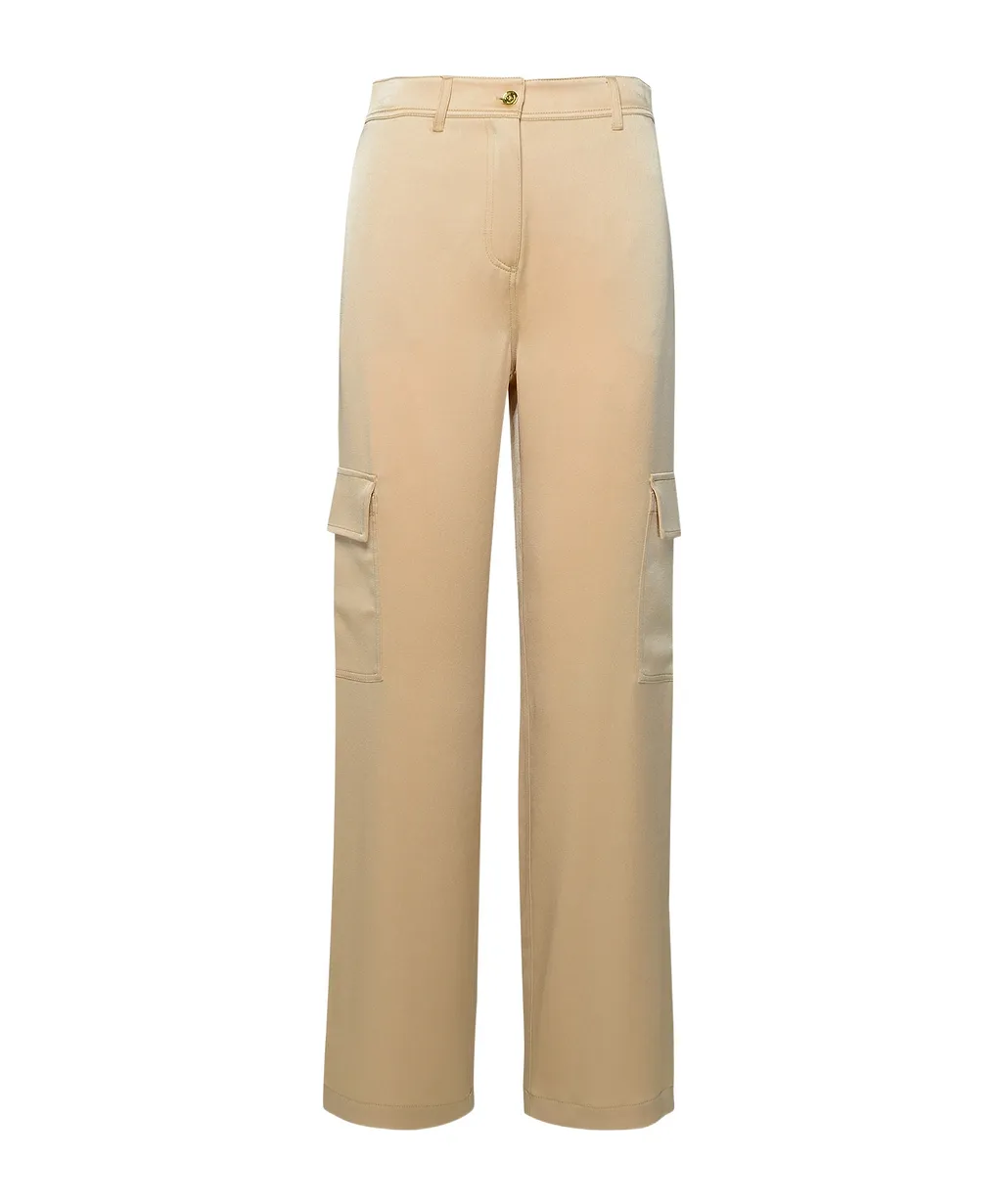 Michael Michael Kors Satin Cargo Trousers