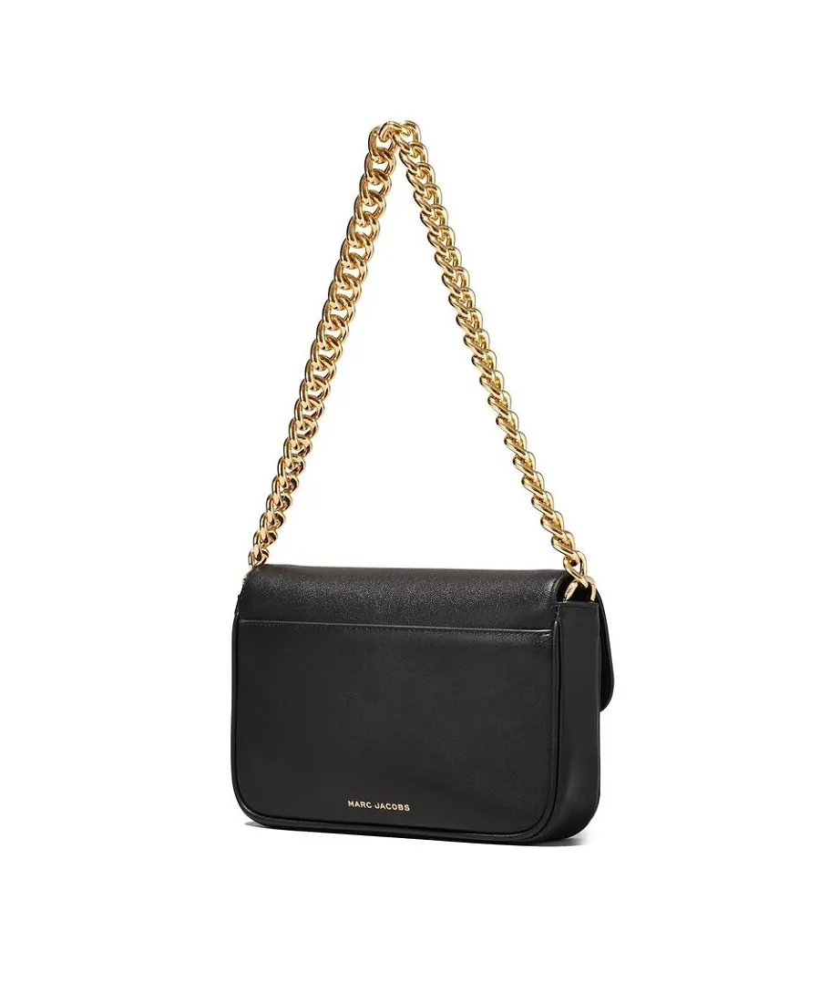 Marc Jacobs Logo Plaque Foldover Shoulder Bag