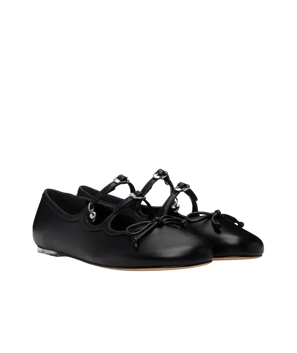 Marc Jacobs Round Toe Buckled Ballerines