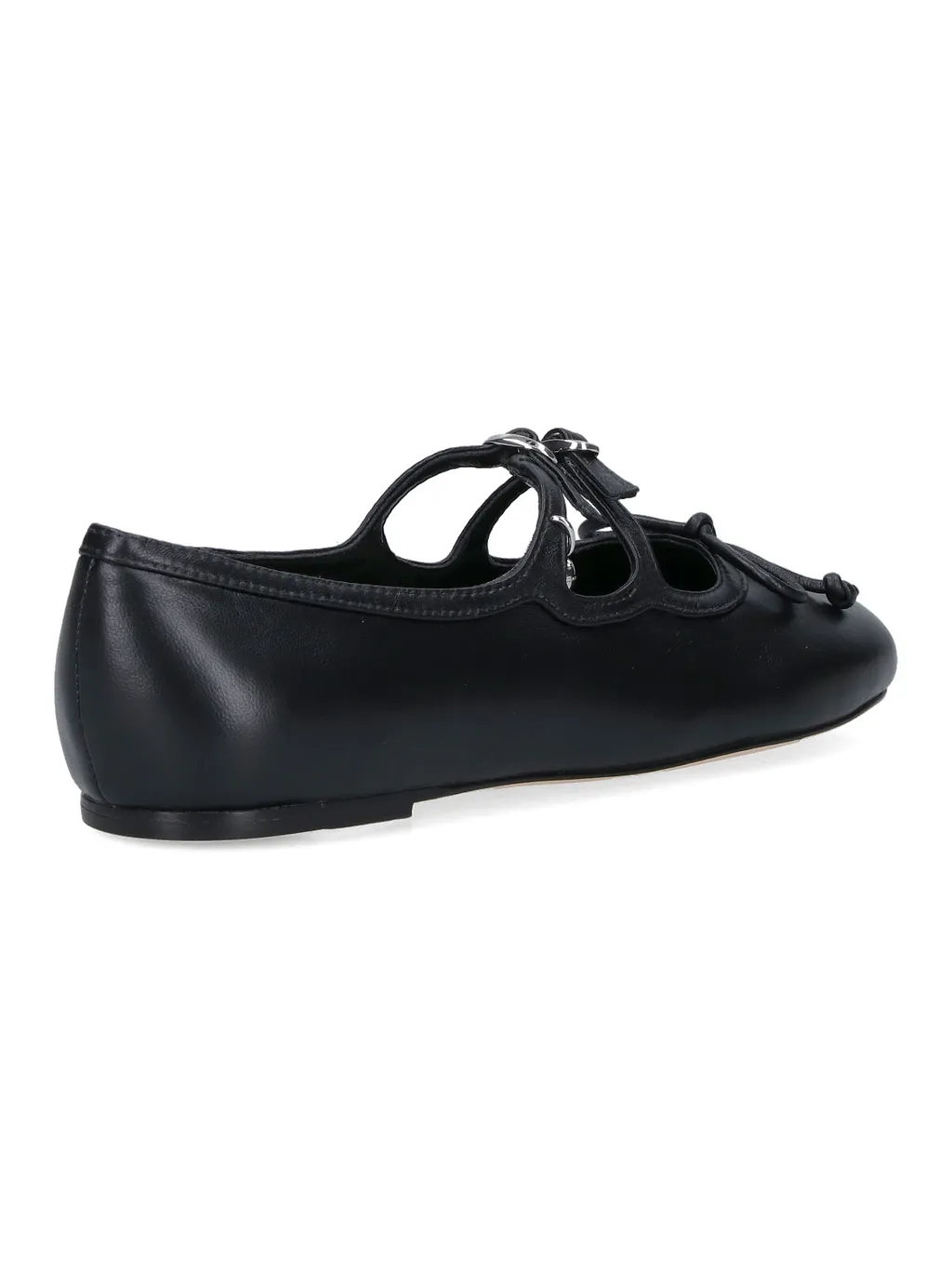 Marc Jacobs Round Toe Buckled Ballerines