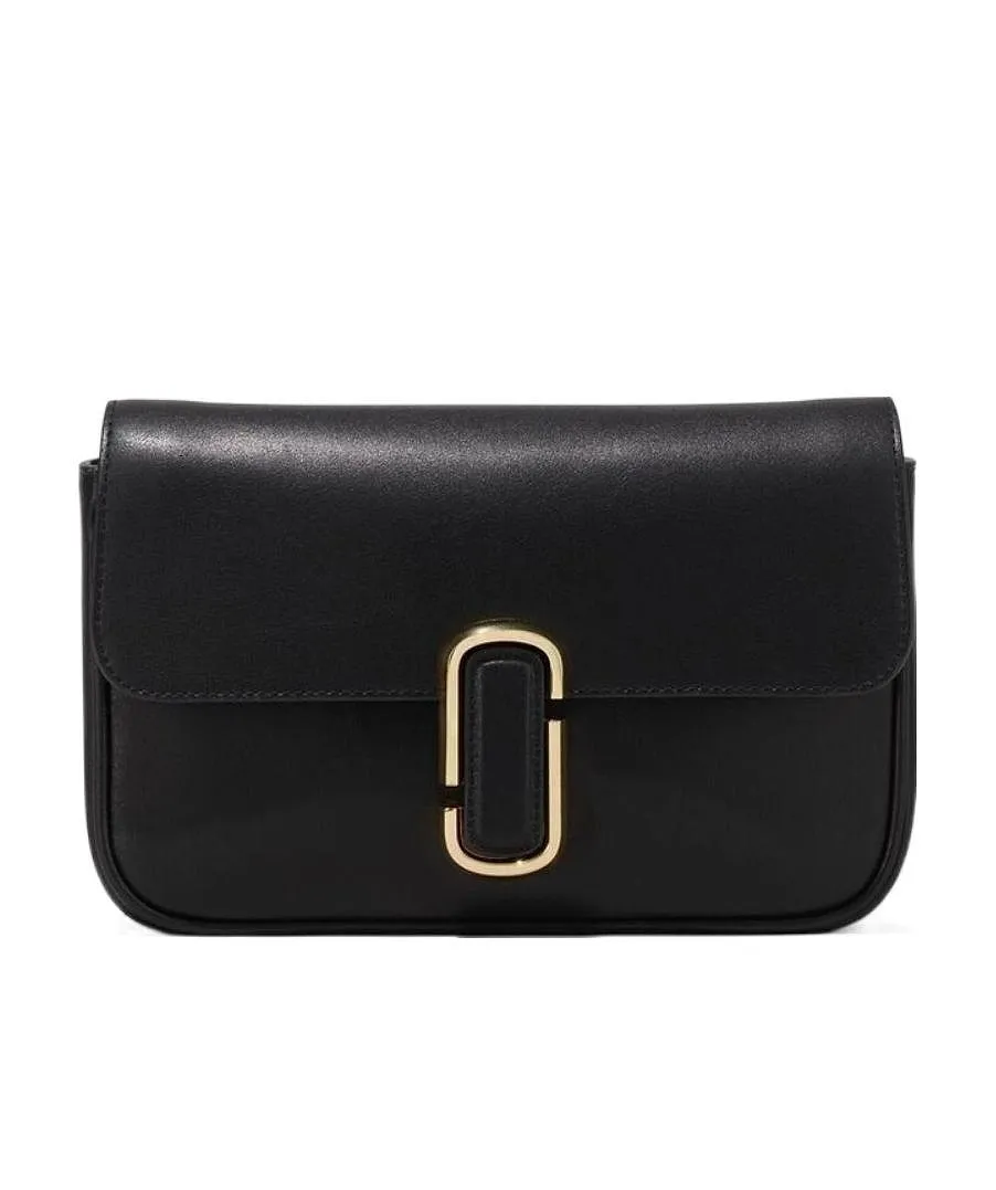 Marc Jacobs Logo Plaque Foldover Shoulder Bag