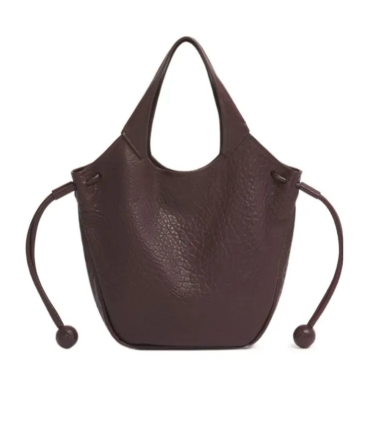 Red Leather Trunkaroo Soft Small Tote Bag