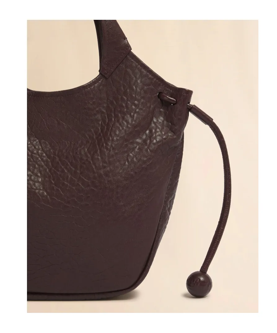 Red Leather Trunkaroo Soft Small Tote Bag