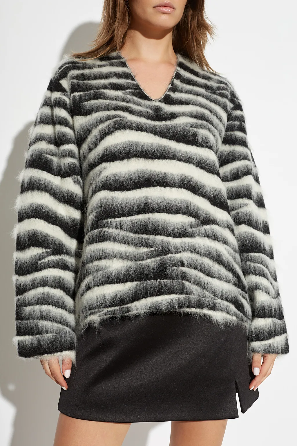 Marc Jacobs The Brushed Zebra Jumper