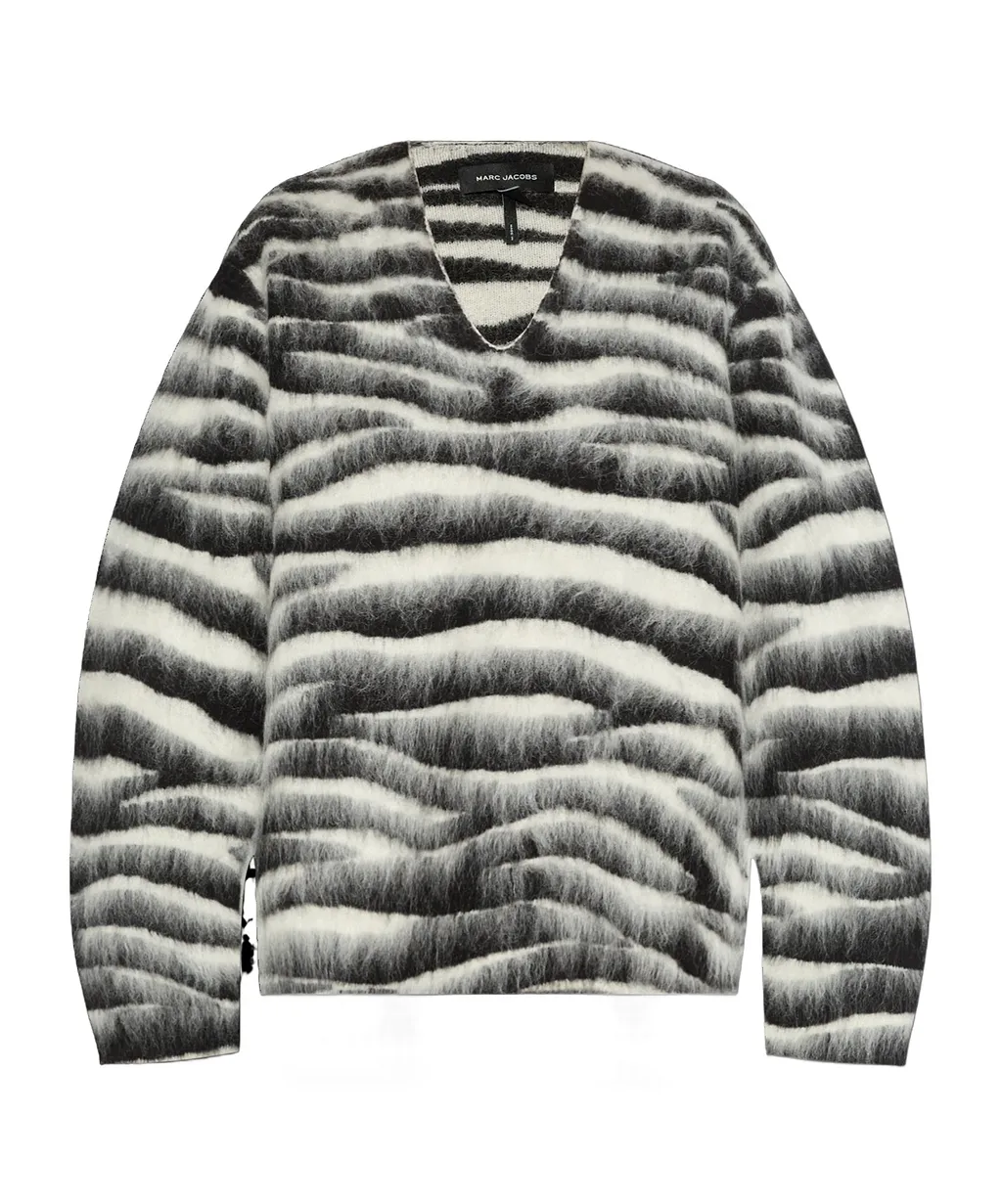 Marc Jacobs The Brushed Zebra Jumper