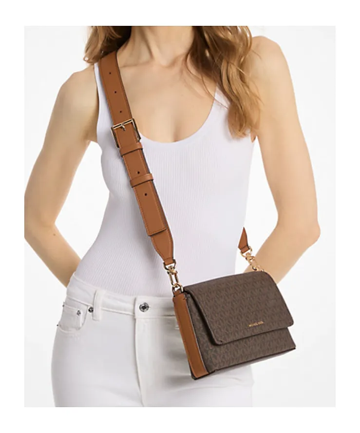 Nessa Small Signature Logo Crossbody Bag