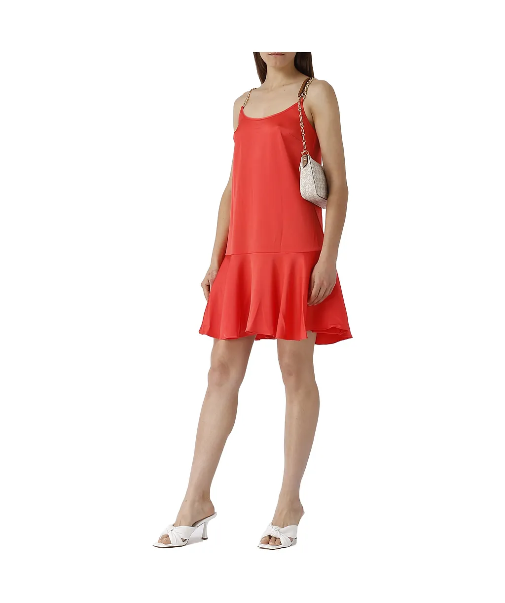 Michael Michael Kors Satin Chain Tank Dress