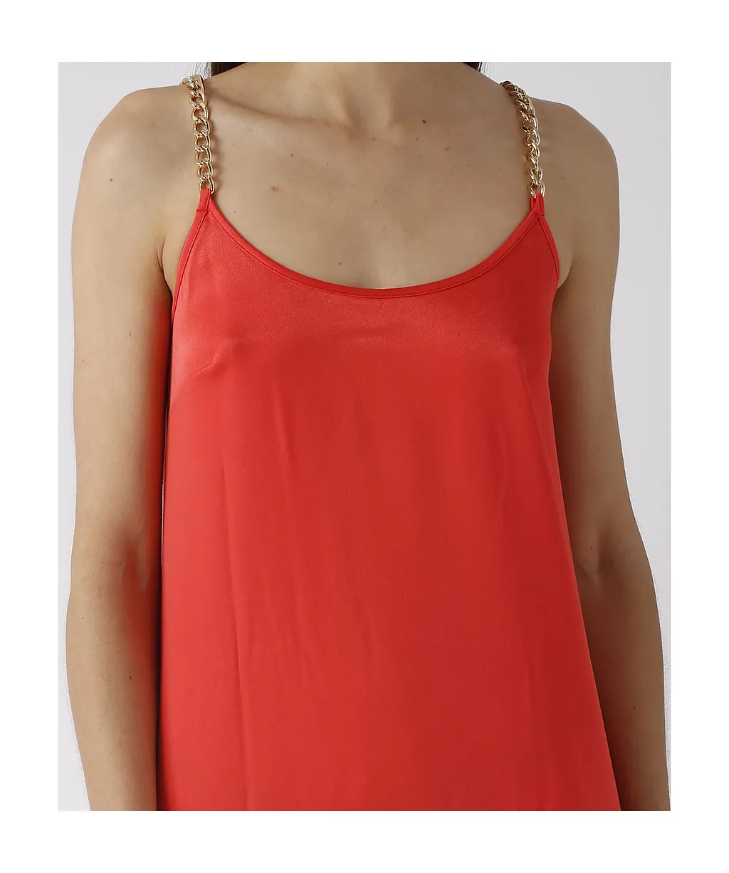 Michael Michael Kors Satin Chain Tank Dress