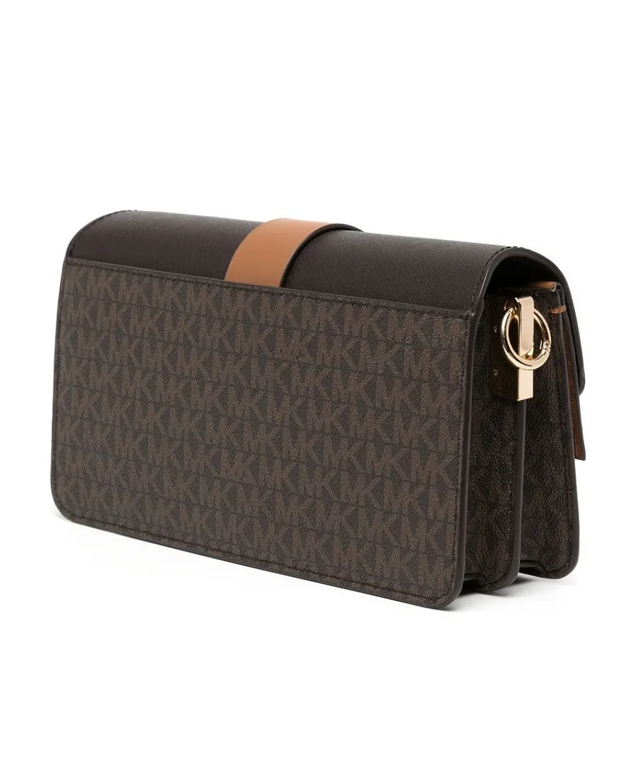 Monogram Print Shoulder Bag