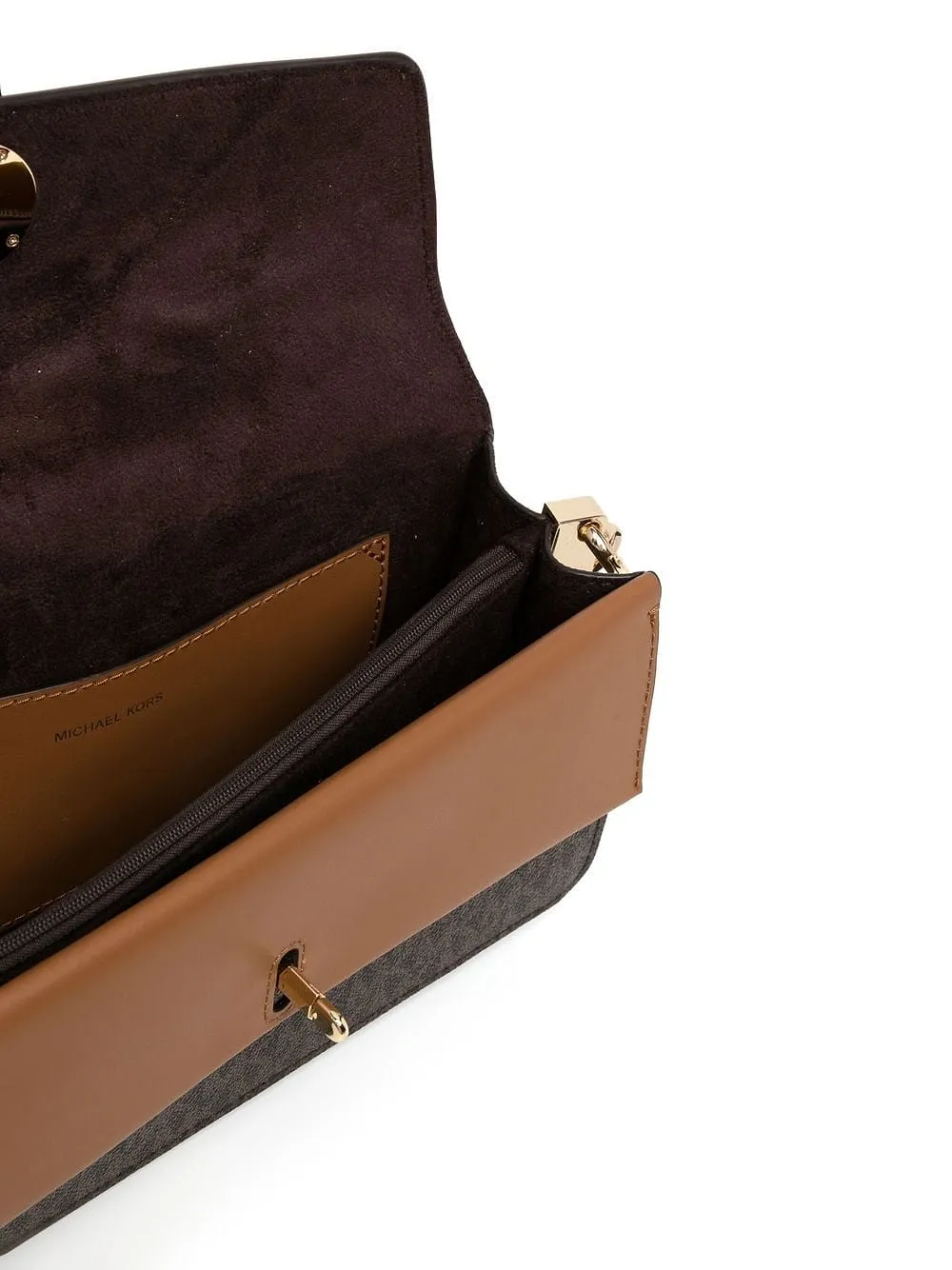 Monogram Print Shoulder Bag
