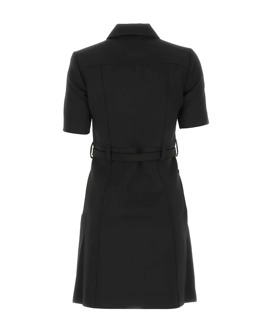 Stretch Polyester Mini Dress