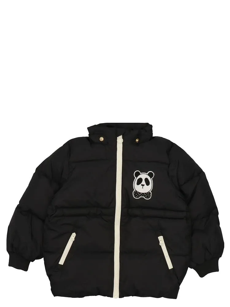 Mini Rodini Panda Zip-Up Hooded Jacket
