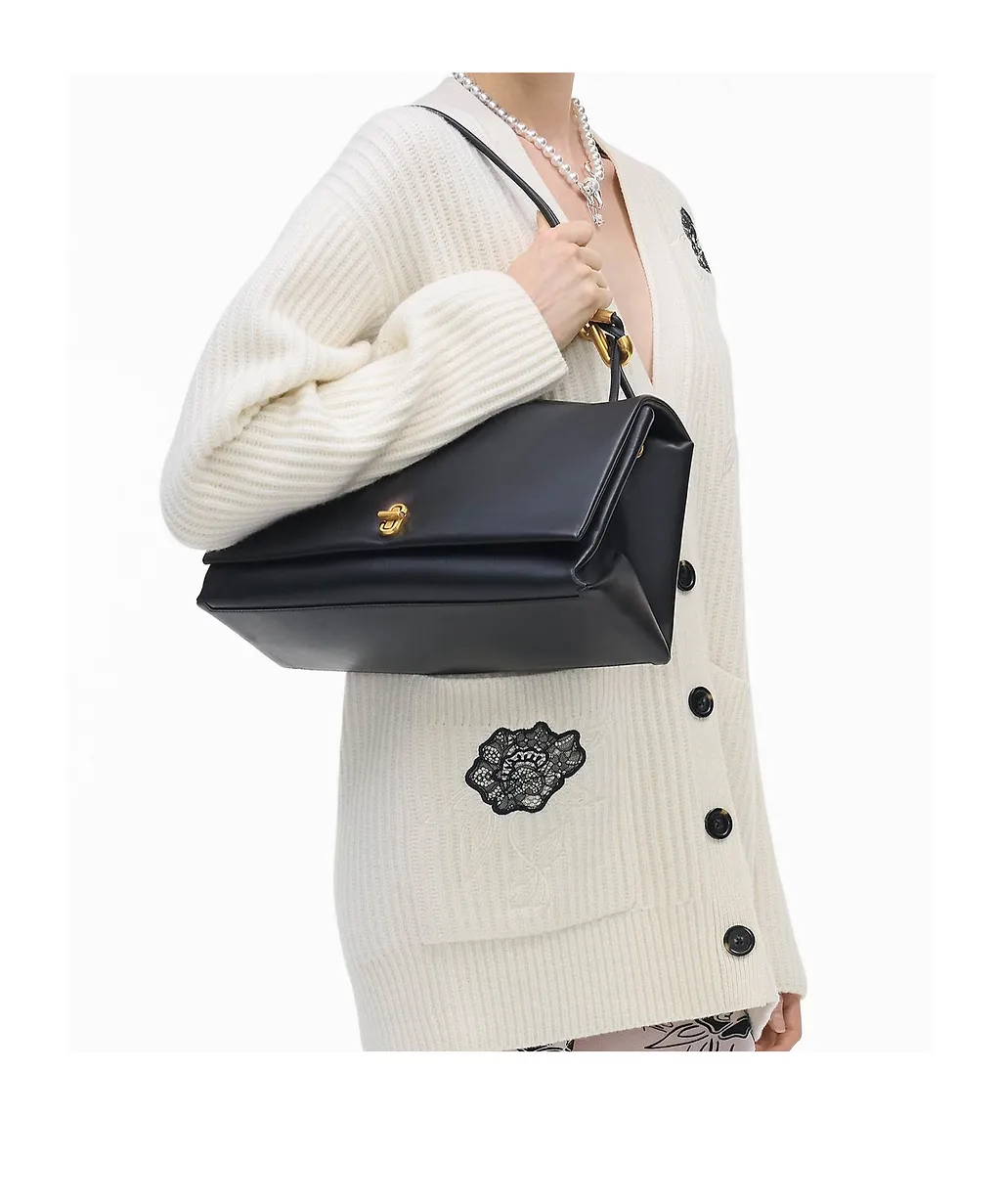 Marc Jacobs The Large Dual Foldover-Top Shoulder Bag