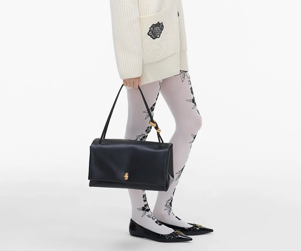 Marc Jacobs The Large Dual Foldover-Top Shoulder Bag