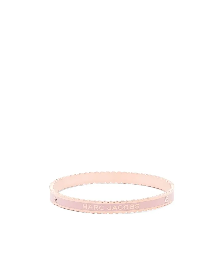 Marc Jacobs The Medallion Scalloped Logo Detailed Bracelet