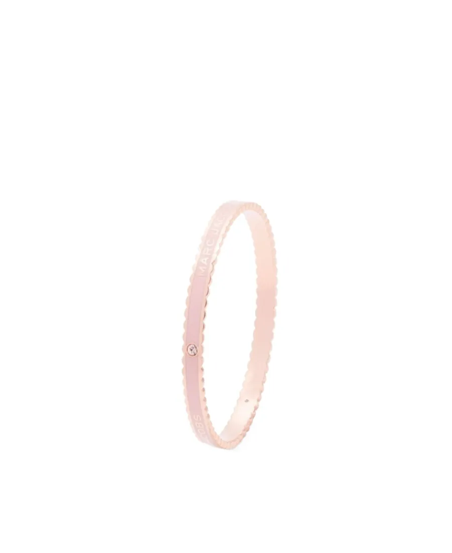 Marc Jacobs The Medallion Scalloped Logo Detailed Bracelet