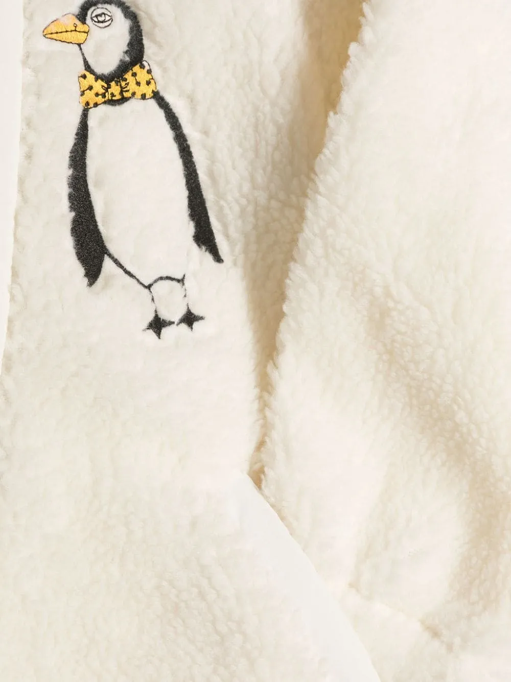 Mini Rodini Penguin Pile Zip Jacket