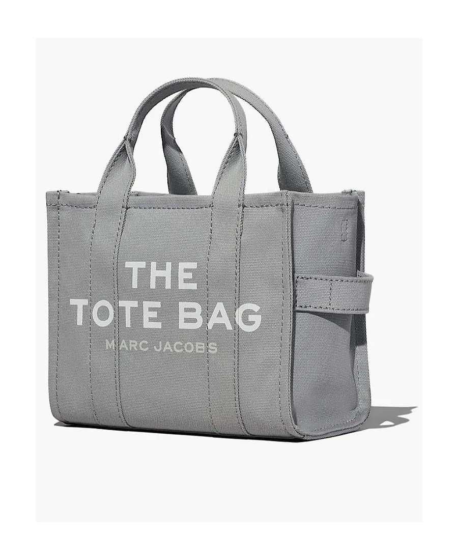 Marc Jacobs Logo Printed Zip-Up Small Tote Bag
