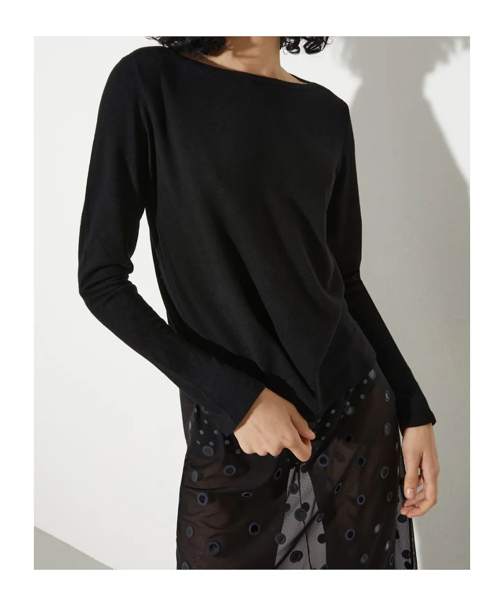 Boat-Neck Jumper