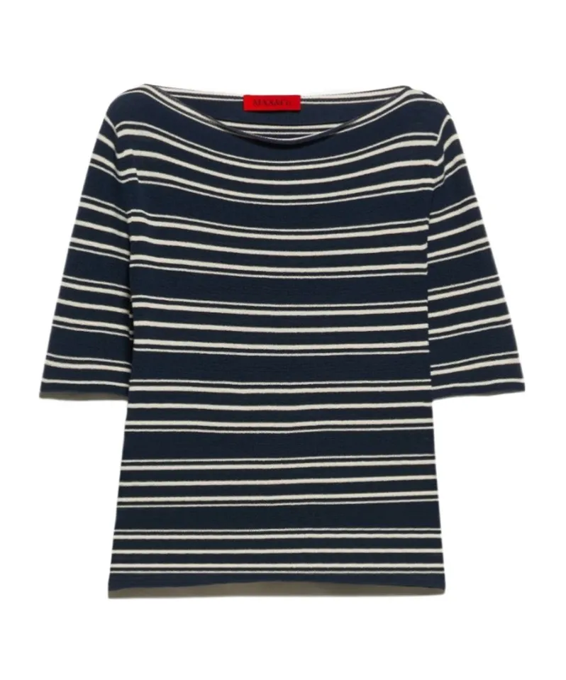 Crepe Knitted T-Shirt