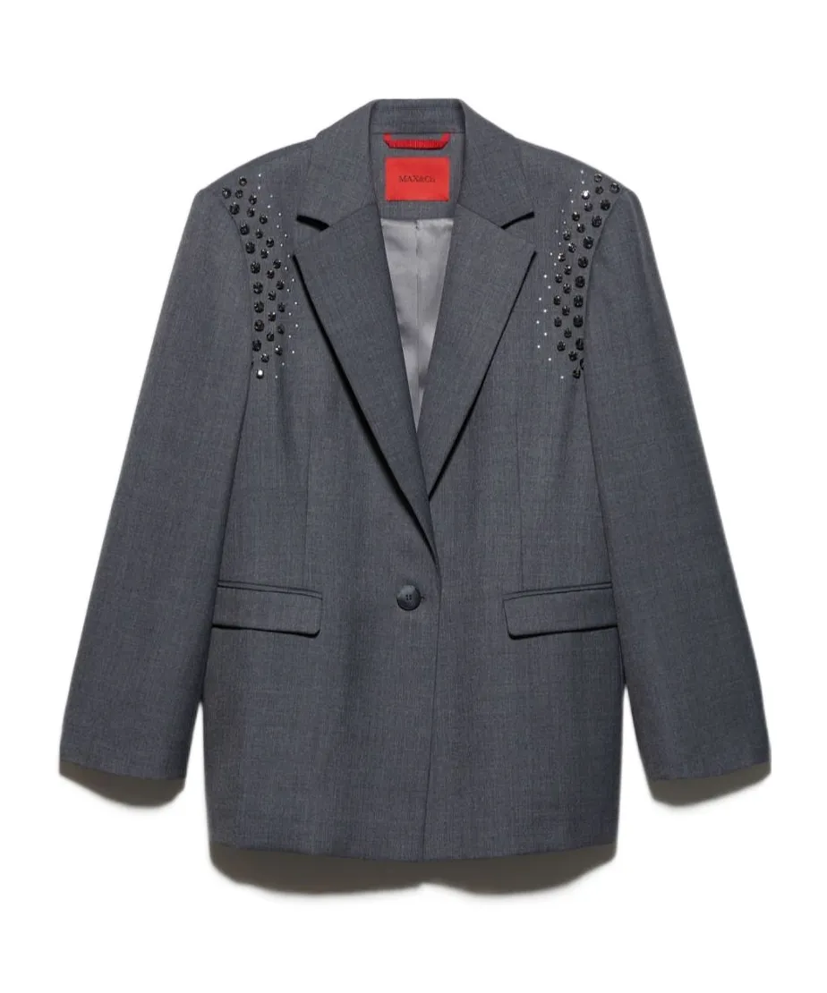 Long-Sleeved Suit Jacket