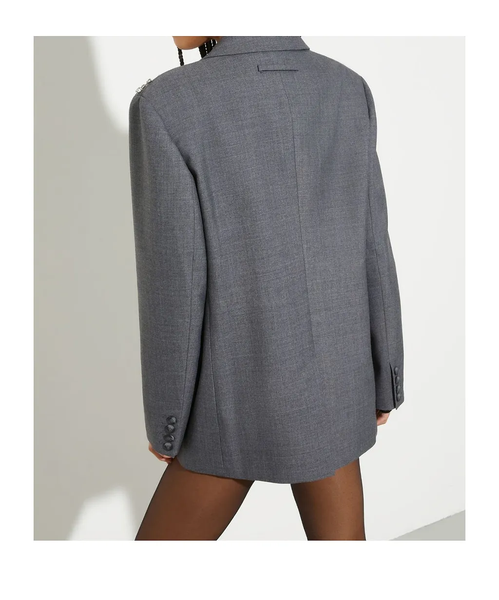 Long-Sleeved Suit Jacket