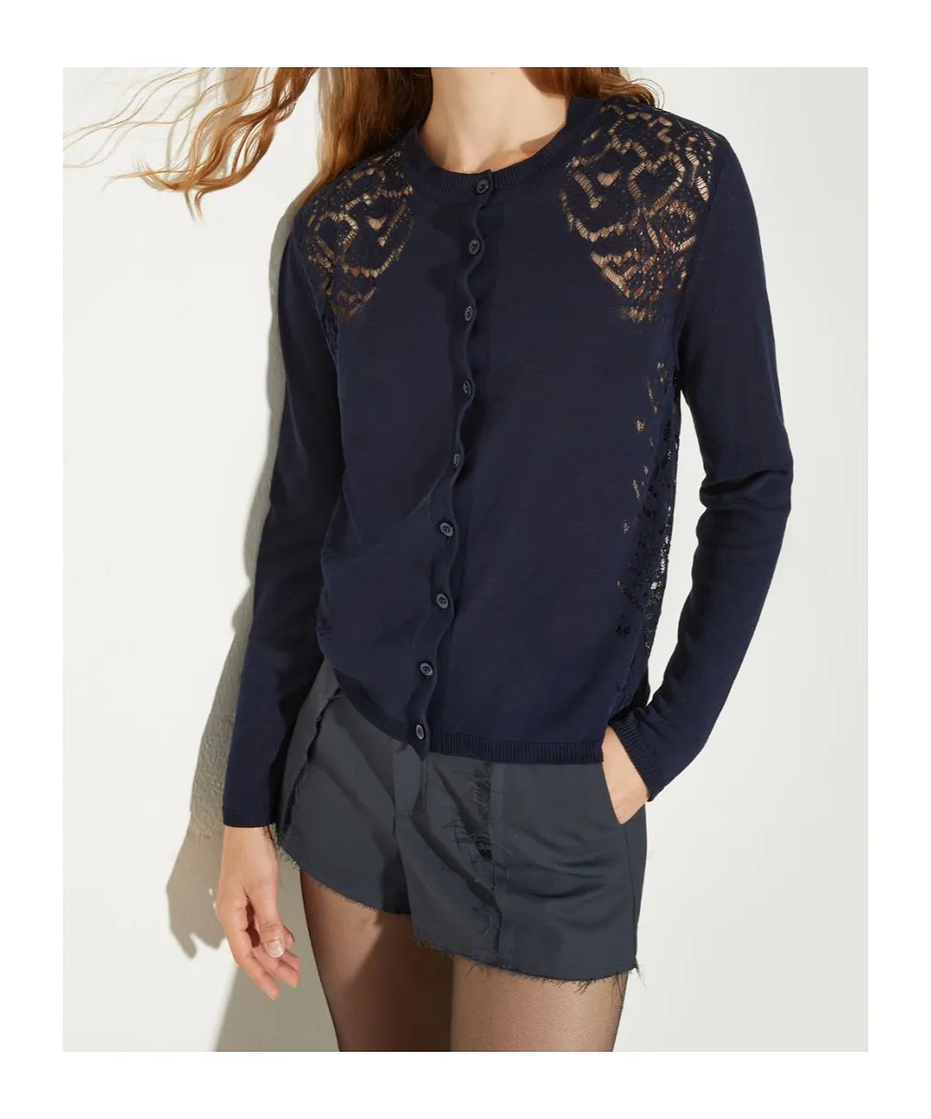 Long-Sleeved Cardigan