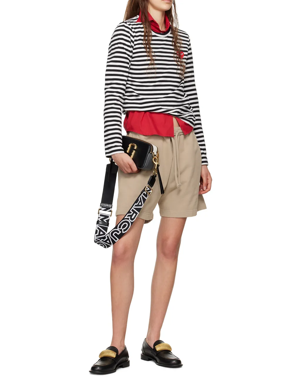 Marc Jacobs The Snapshot Logo Plaque Crossbody Bag