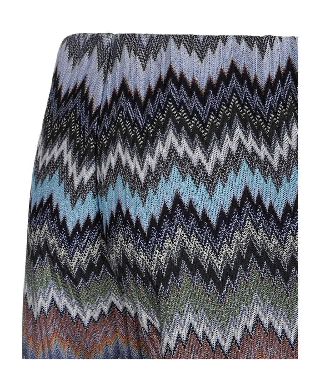 Herringbone Flared Pants